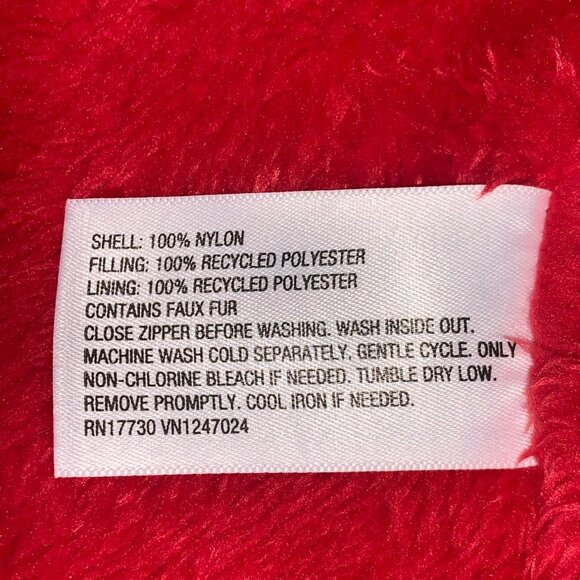 A New Day Womens Red Puffer Vest Lightweight Quilted Outerwear W/ Pockets Small - Picture 10 of 10